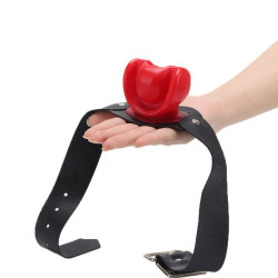 KINKgear Bâillon No More Noir-Rouge